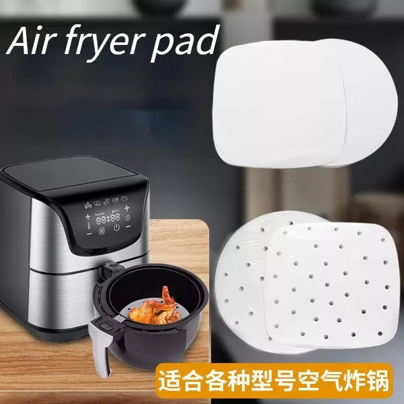 

Air Fryer Pad Parchment Paper Cooking Oil Paper Square Round Baking Paper Oven Oil Absorbing Air Fryer Paper Kitchen Accessories
