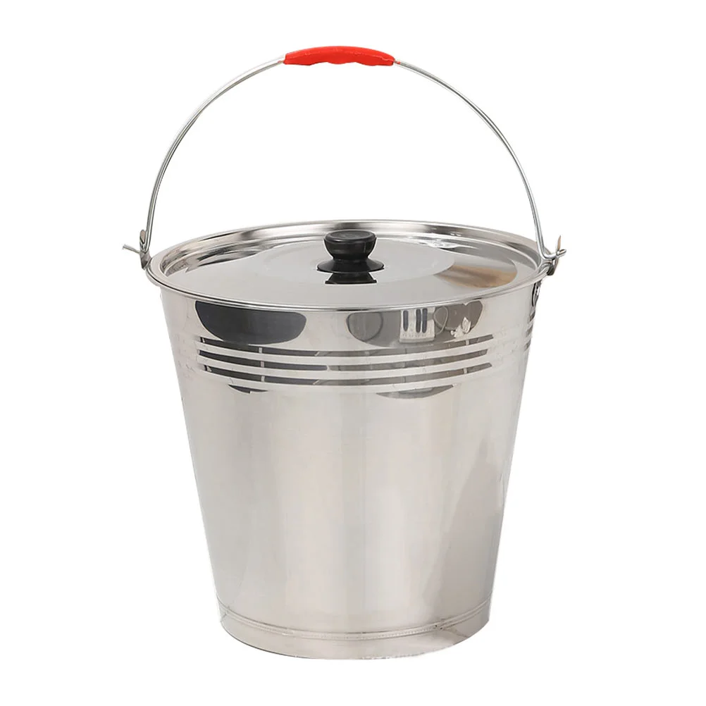 

Bucketpail Stainless Steel Ice Metallid Can Buckets Milking Water Champagnebeveragecow Pails Cooler Galvanized Jug Chiller Beer