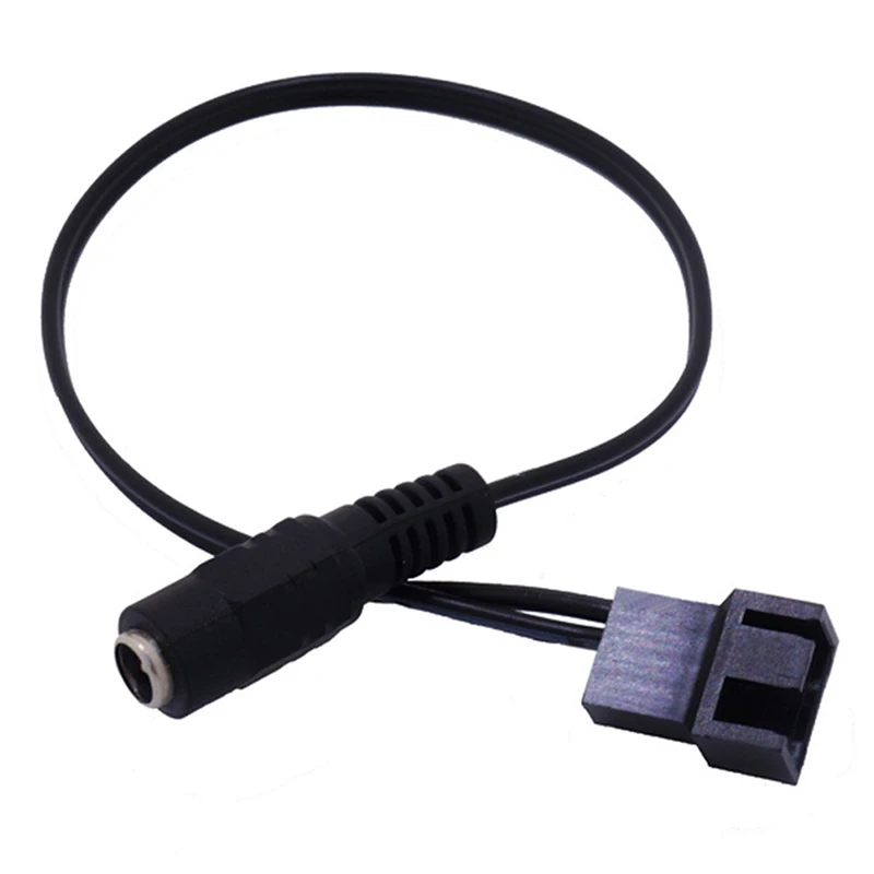 

Connect DC 5521 to 4Pin Adapter Cables 4 Pin Computer PC Fan Power Cable Connector Adapter 12V 30cm
