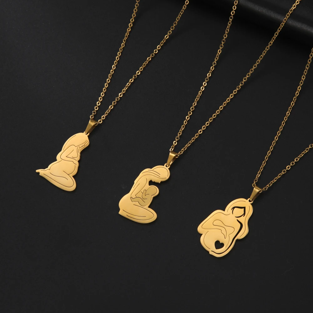 Fishhook Ожерелье на день матери цепочка для мамы подарок семьи ребенка