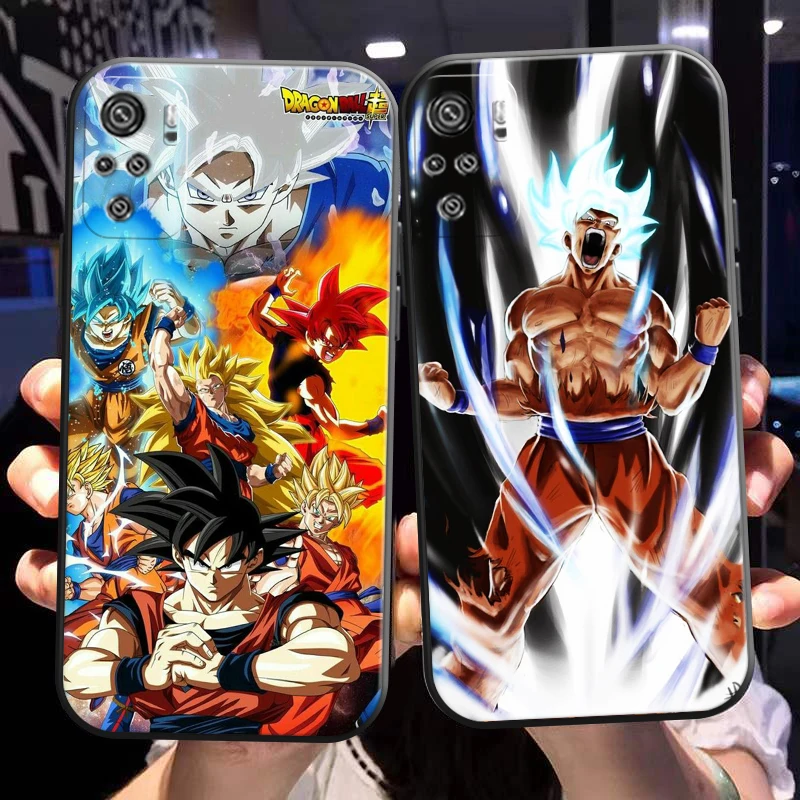 

Anime Dragon Ball Phone Case For Xiaomi Redmi Note 10 5G 10S 10T Pro Coque Soft Carcasa Silicone Cover Black Funda