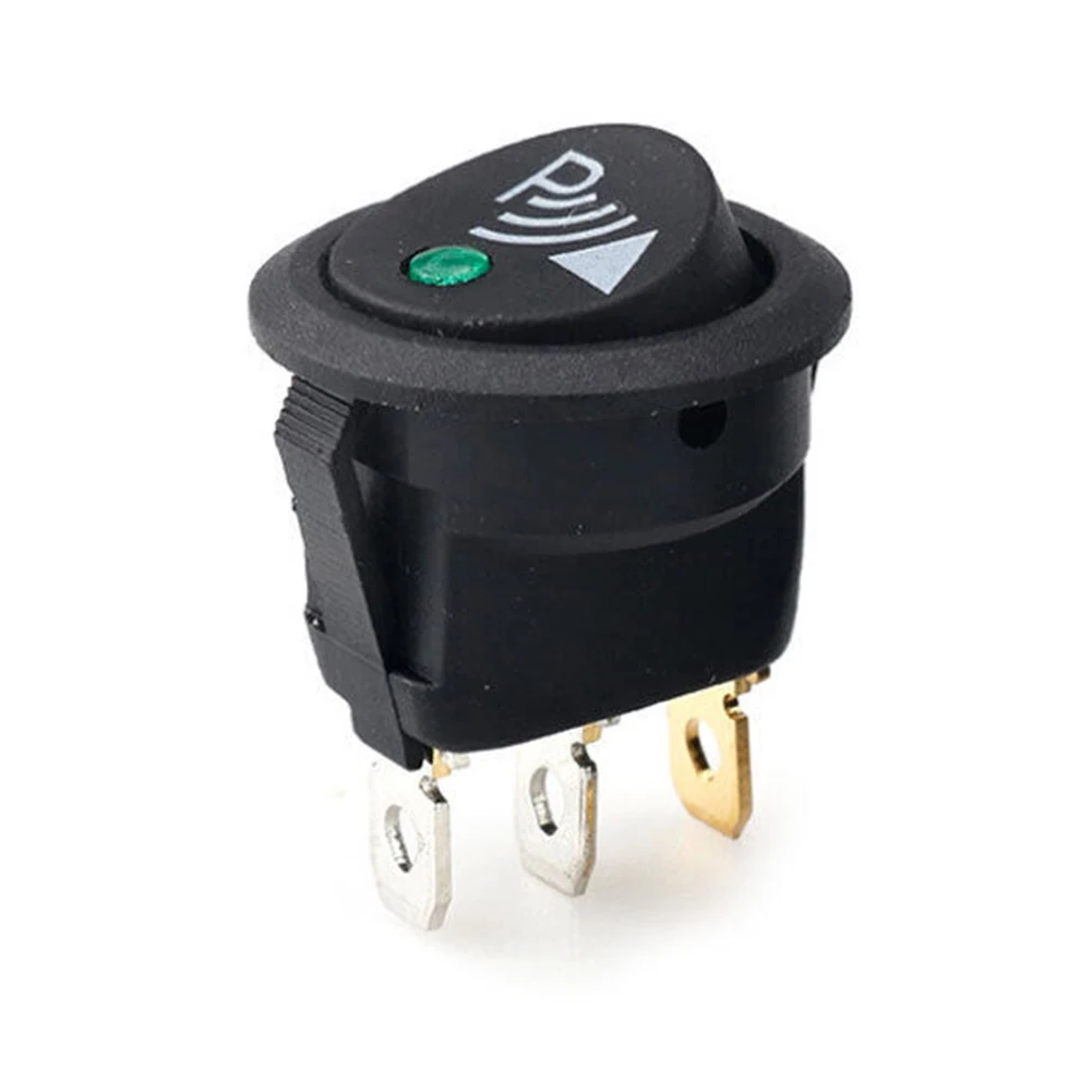 

1pc 3 Pin Rocker/Parking Off Switch Front Rear Walking Sensor Car Interior Reversing Sensor Ship Type Rocker Switch Car Part