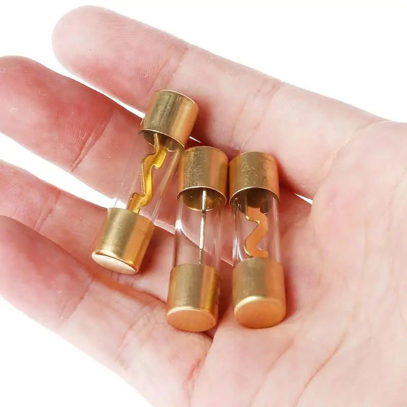 400b 5pcs Gold Agu Fuses Pack Car O Amp усилитель