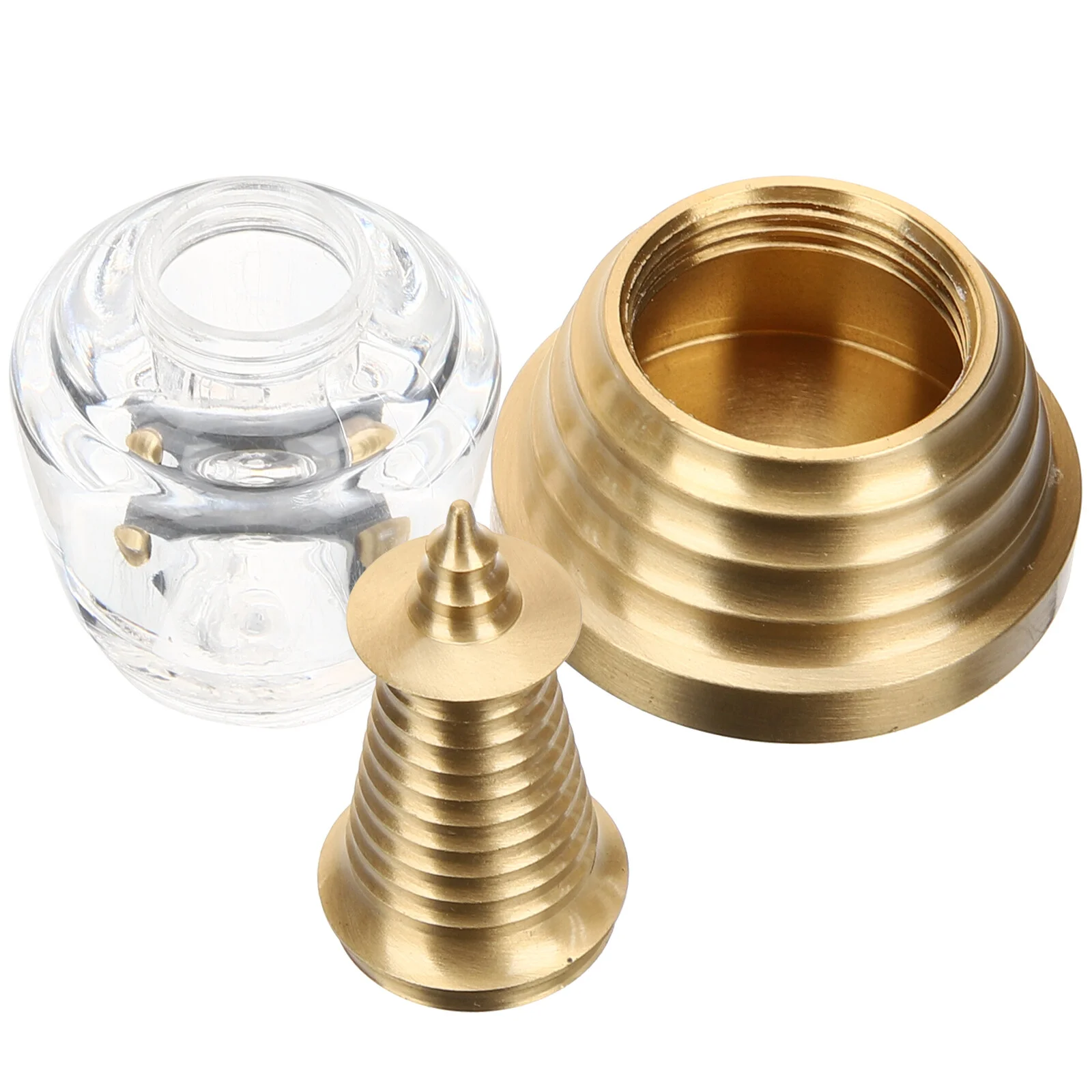 Empty Bottle Jewelry Charms Brass Stupa Pendants Decor Can Be Opened Spiritual Making Decorative Necklace