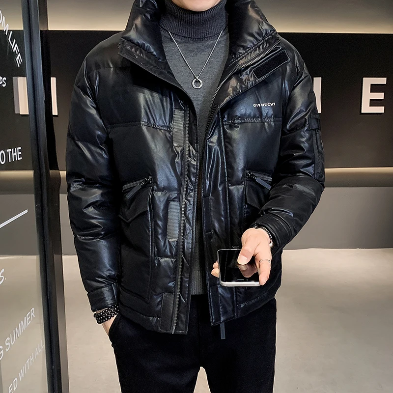 Осенне-зимний пуховик мужская куртка с хлопковой подкладкой на - Цена: 6118.57