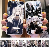 maiyaca shishiro botan hololive phone case for iphone 11 12 13 mini pro xs max 8 7 6 6s plus x 5s se 2020 xr cover