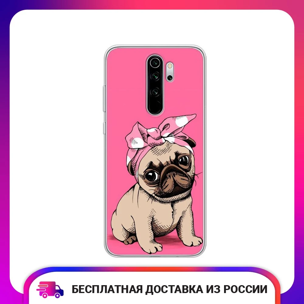 Силиконовый чехол для Xiaomi Redmi Note 8 Pro с рисунком собаки Pin-Up, тонкий мягкий защитный бампер TPU с узорами, клип-чехол Xiaomei Pro, защита.