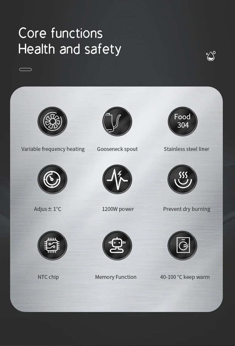 Cygne en acier inoxydable chaton portable Cafe de voyage