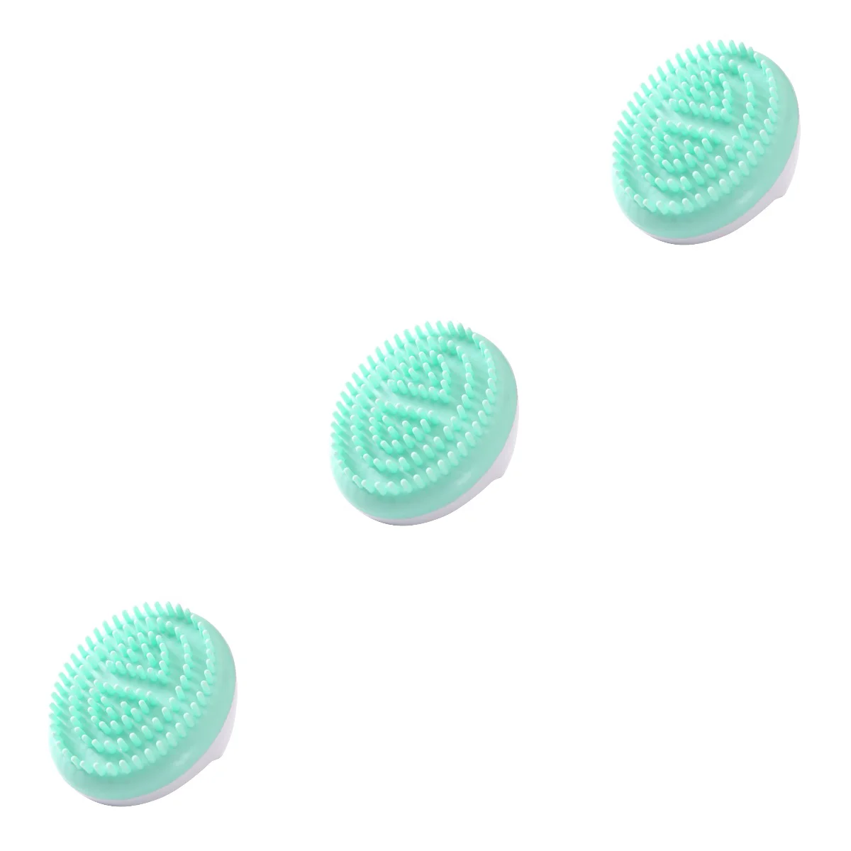 

3pcs Cellulite Massager and Remover Brush Mitt for Arms Legs Thigh Body Massaging (Green)