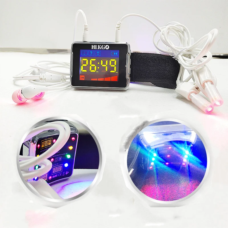 

Diabetes Cure Semiconductor Laser Therapeutic Instrument hypertension laser therapy watch