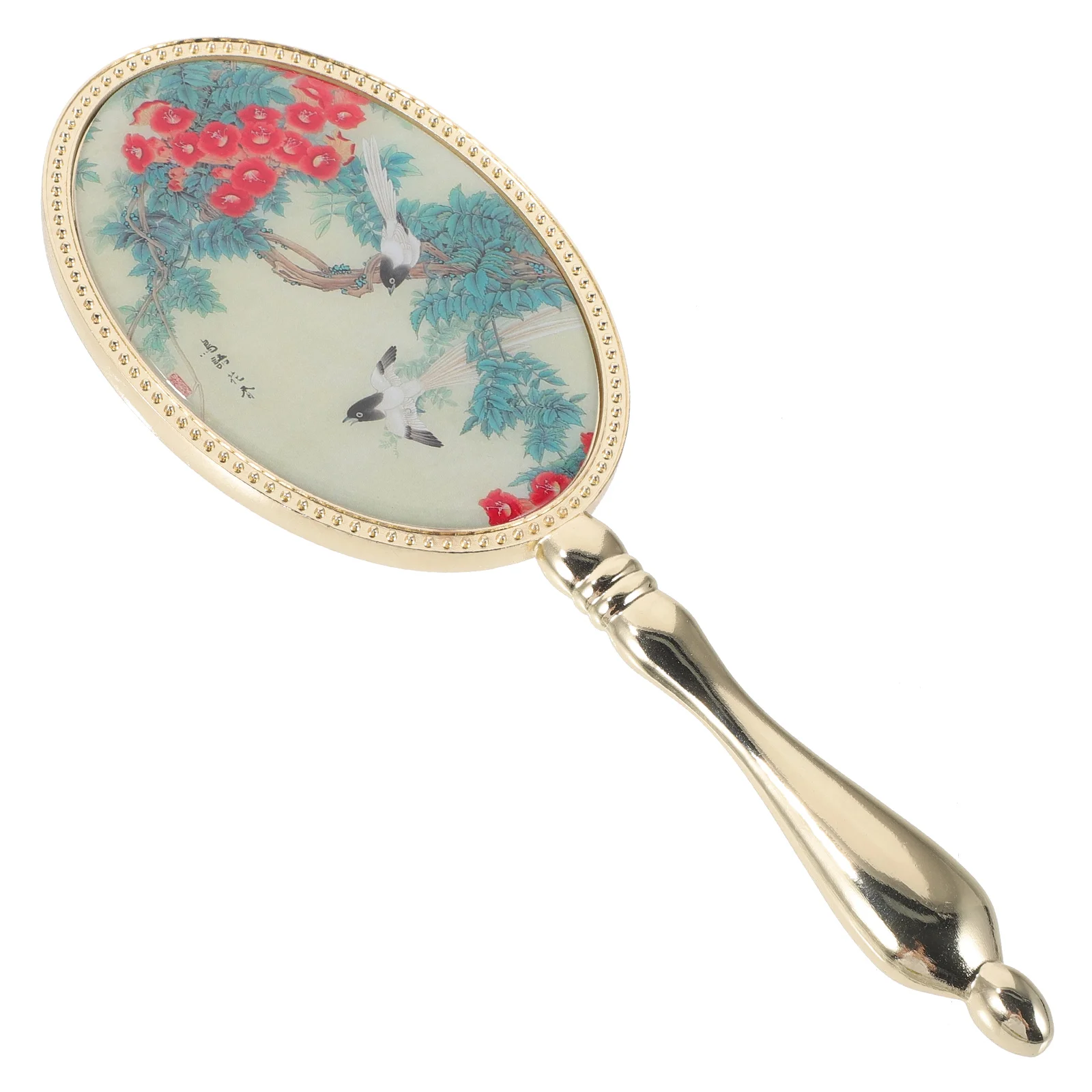 

Vintage Handheld Mirror Hand Makeup Mirror Portable Hand Mirror Small Mirror for Women