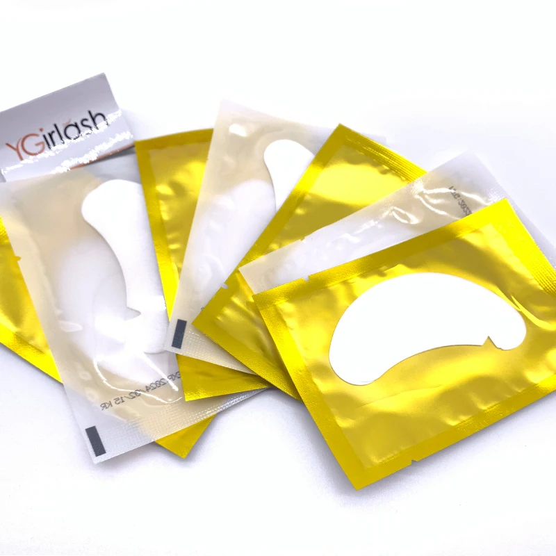 Накладки для наращивания ресниц YGirlash под патчи подушечки гелевые накладки глаза