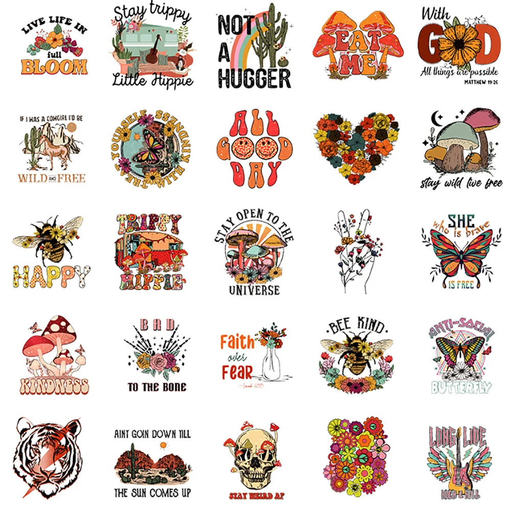 10/30/50/100 шт. винтажные стикеры в виде надписей | Наклейки