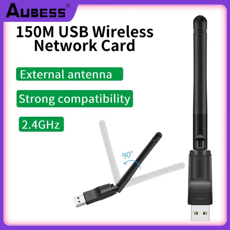 

Portable 150mbps Wifi Adapter 802.11n/g/b Ethernet 2.4g Antenna Usb Wifi External Antenna For Pc Computer Accessories