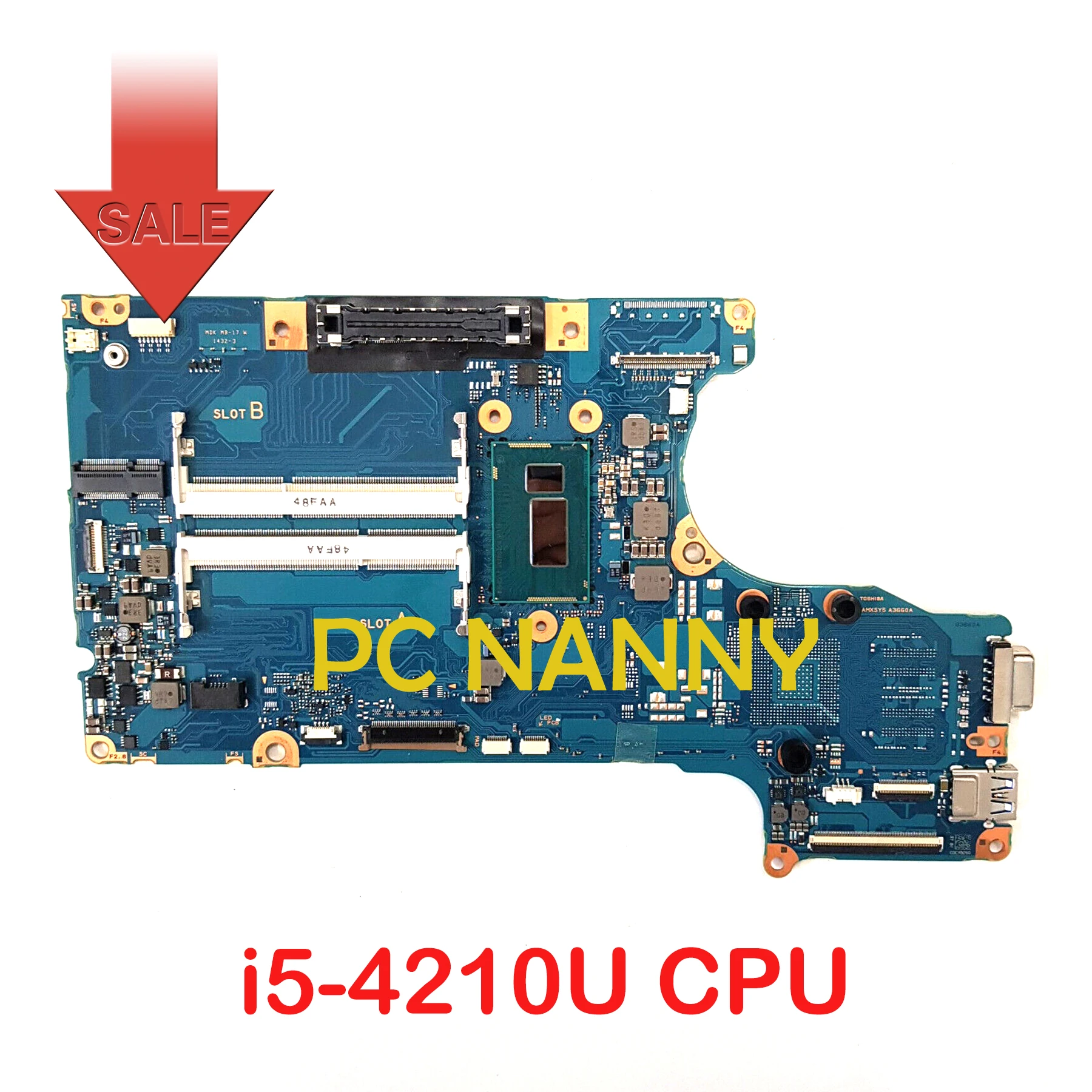 

Материнская плата PCNANNY для ноутбука Toshiba Tecra Z40 Z40-A, Intel i5-4210U FAMXSY5 A3660A