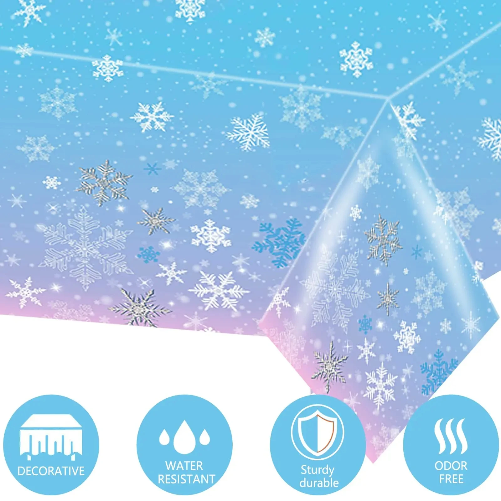 Набор Одноразовой Посуды Для Вечеринок На Тему hollow Heart Со Снежинками —