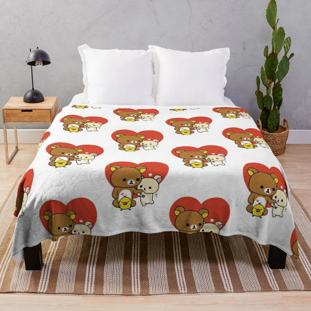 

Милый Мишка рилаккума одеяло, утяжеленное одеяло, флисовое трикотажное одеяло