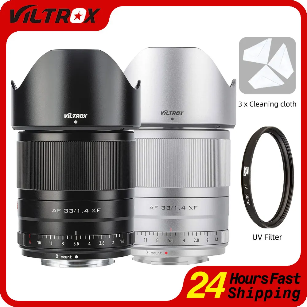 

Viltrox 33mm f1.4 XF Auto Focus Ultra Wide Angle Lens for Fujifilm X-Mount Fuji X-T4 X-T3 X-T2 X-T30 X-H1 Camera Lens