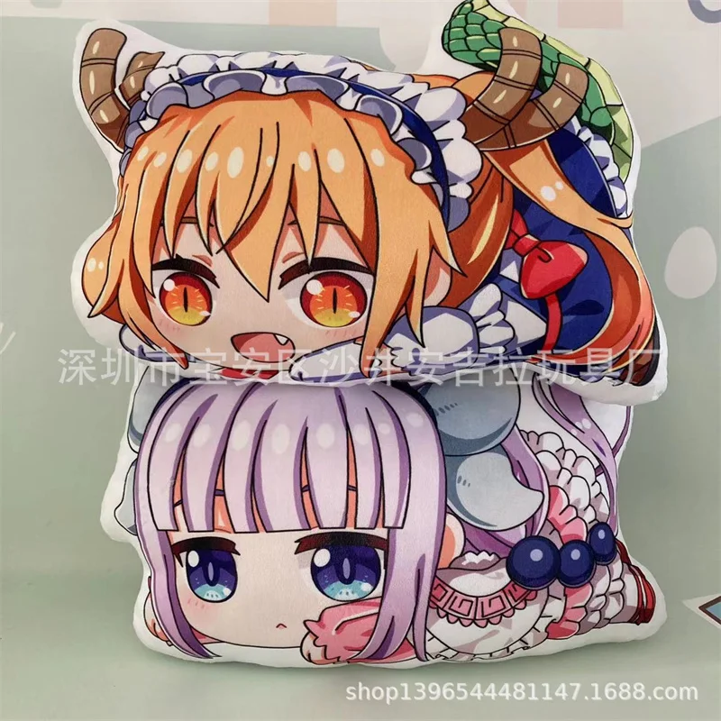 Miss Kobayashi's Dragon Maidkannakamui Tohru периферийная плюшевая подушка с принтом Двусторонняя
