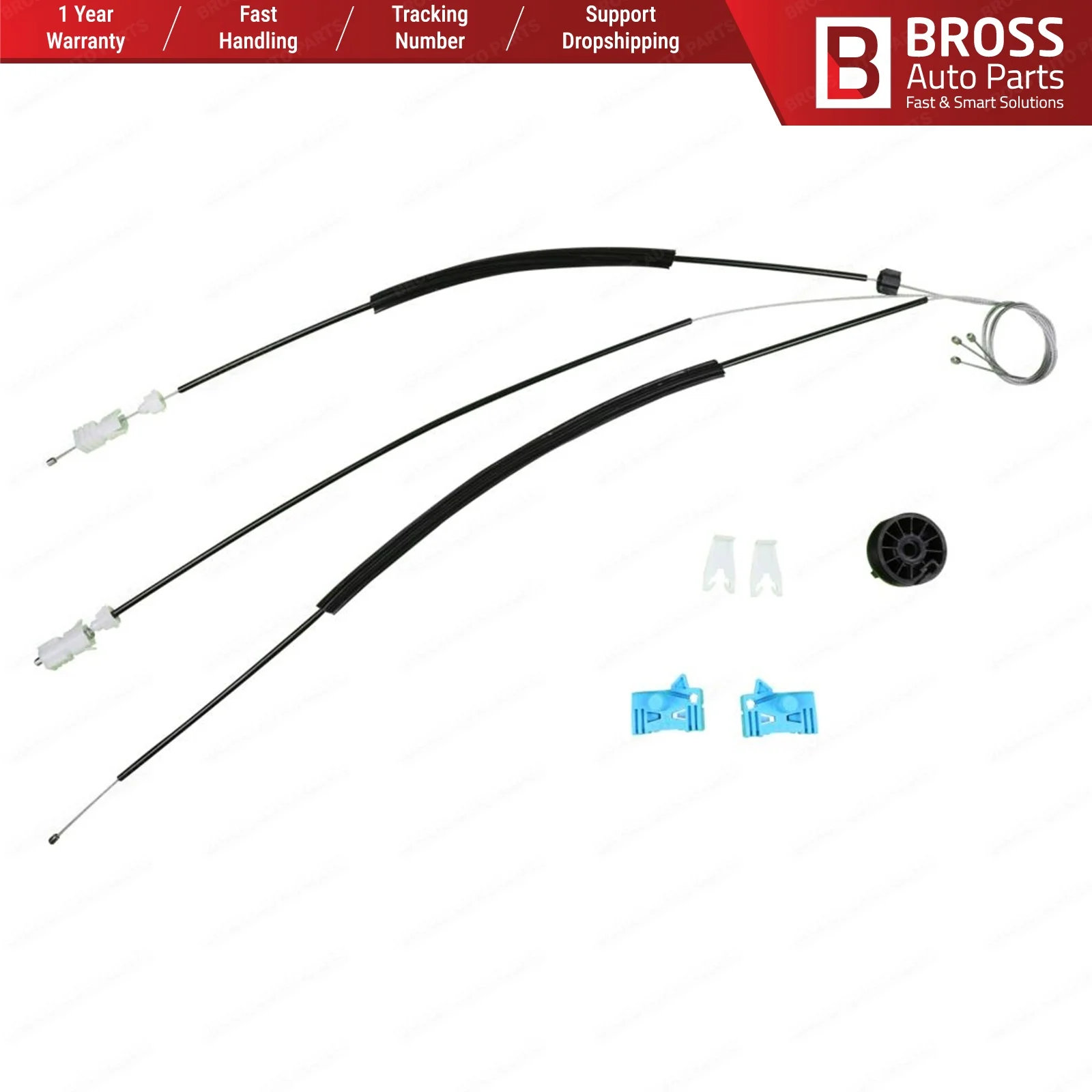 Электрический стеклоподъемник BWR265 комплект для ремонта передней правой двери