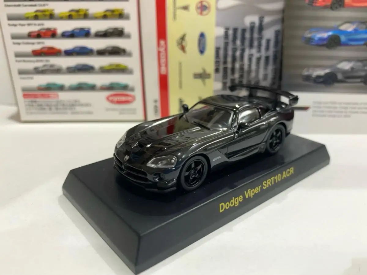 Модель автомобиля KYOSHO Dodge Viper STR10 ACR литая под давлением подарок для детей 1/64