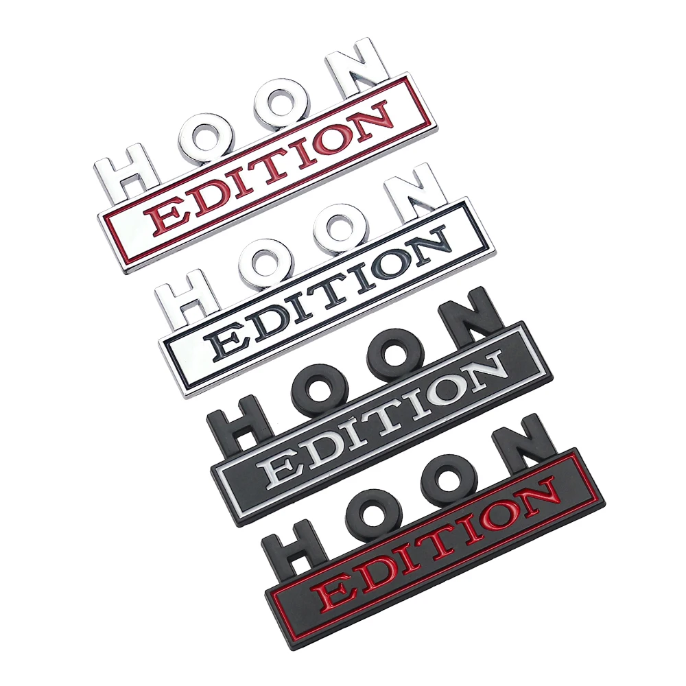 Эмблема автомобиля Hoon Edition, 3D-значок из цинкового сплава, самоклеящаяся наклейка на капот, крыло, багажник, дверь, бампер, внешнее украшение кузова. (art.: 3920dcf4abf1e) - 3920dcf4abf1e