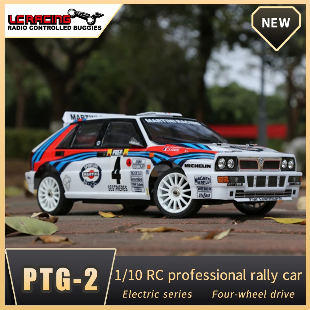 

LC RACING PTG-2 1/10 Electric 4WD Model Lancia Rally Car RC Remote Control Flat Road Sports Car Off-Road Vehicle