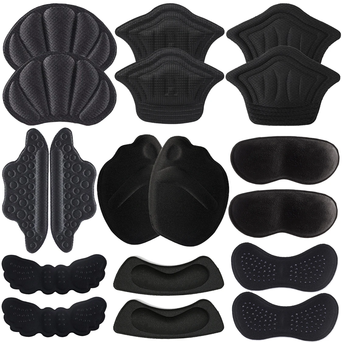 

1Pair Shoe Pads Sports Shoes Pad & High Heel Ankle Antiwear Cushion Feet Insert Insoles Heel Protector Adhesive Insole Brioche