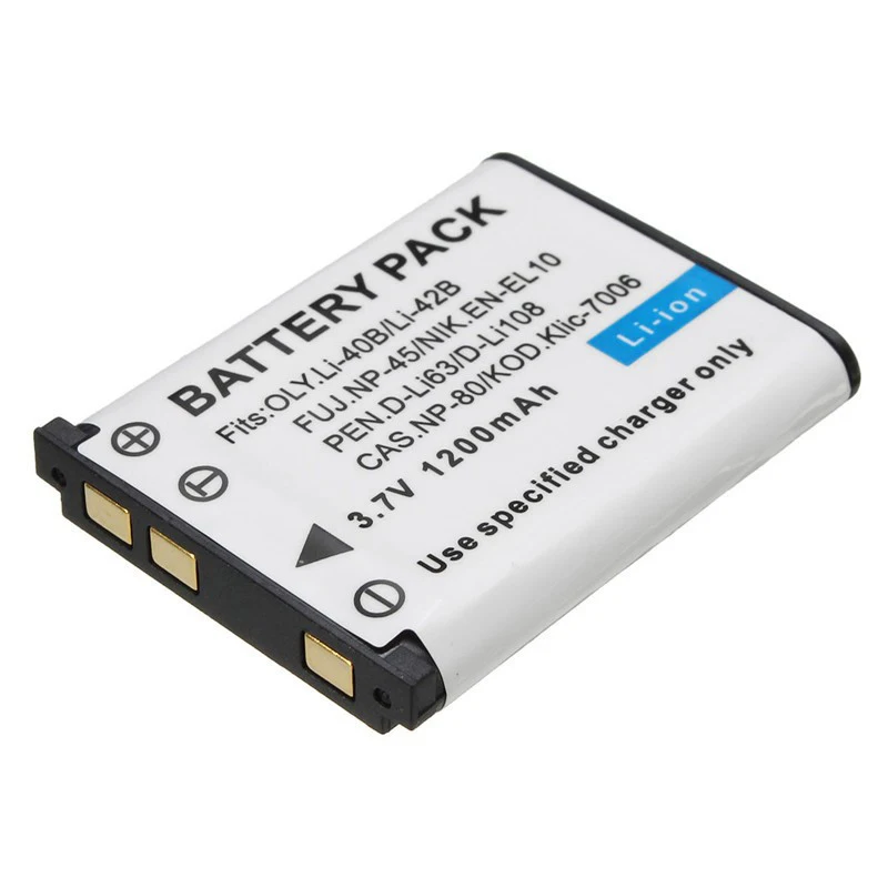 Аккумулятор для фотоаппарата Olympus FE320 FE220 1200 360 U7020 U830 FE150 FE160 FE190 FE210, 250 мАч