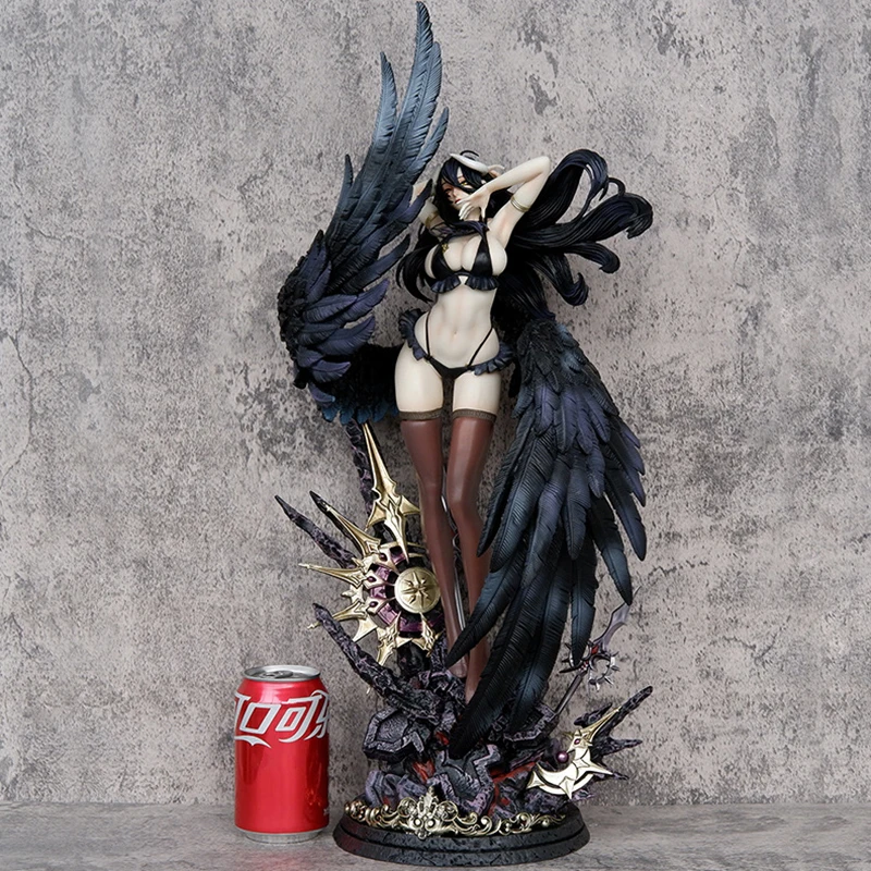 

58cm Overlord Anime Figure Albedo Sexy Bikini Gk Action Figurine Pvc Statue Model Decoration Doll Toys Childrens Birthday Gifts