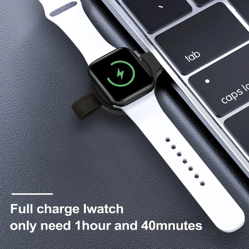 Портативное беспроводное зарядное устройство USB C для iWatch 7/6/5/4/3/2/1 док-станция