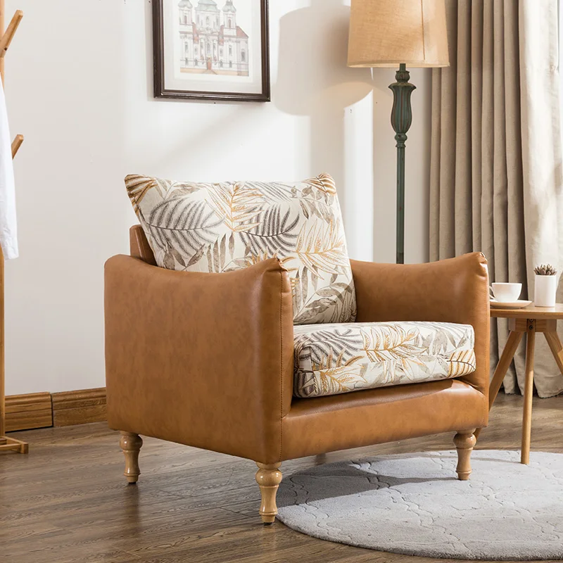 Скандинавский одноместный диван тигровый стул для спальни гостиной