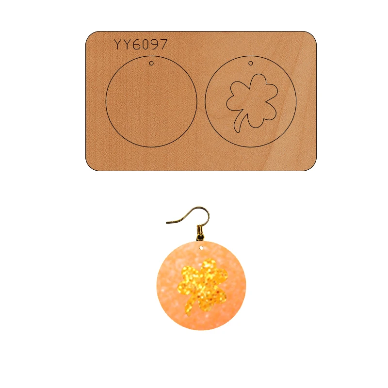 

Earring mold knife model YY6097 is suitable for all cutting machines on the market die cuts