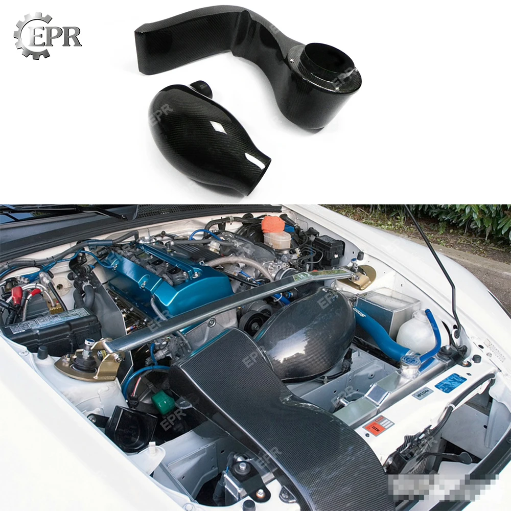 

Carbon Fiber Air Intake Duct For Honda S2000 AP1 JS sport Air Tunnel & Air Box Vent Body Kit Tuning Trim For S2000 sport Part