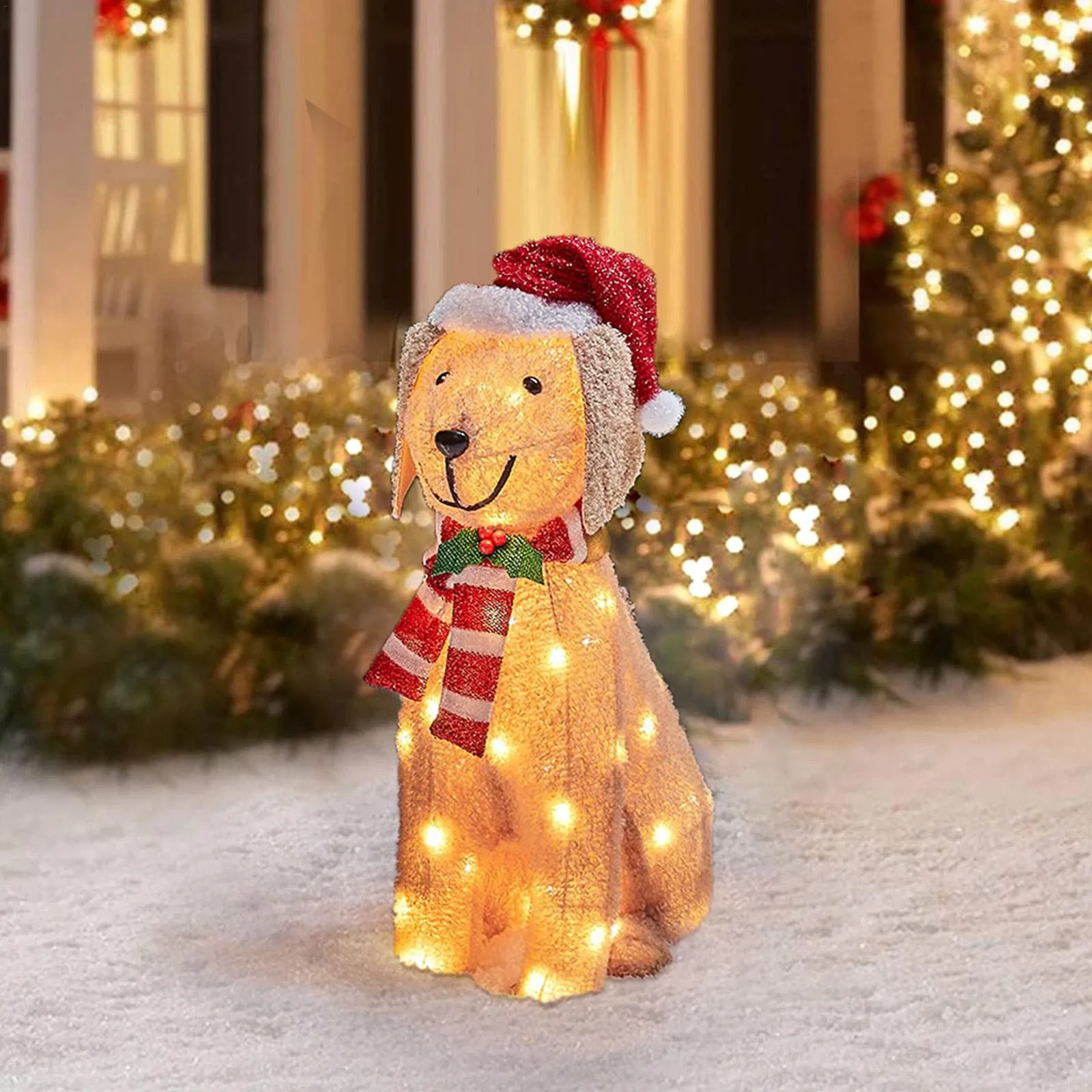

Outdoor Christmas decoration 2023 Cat Lights Christmas decorations 2024 Dog ornaments gift supplies Garden liquidations for home