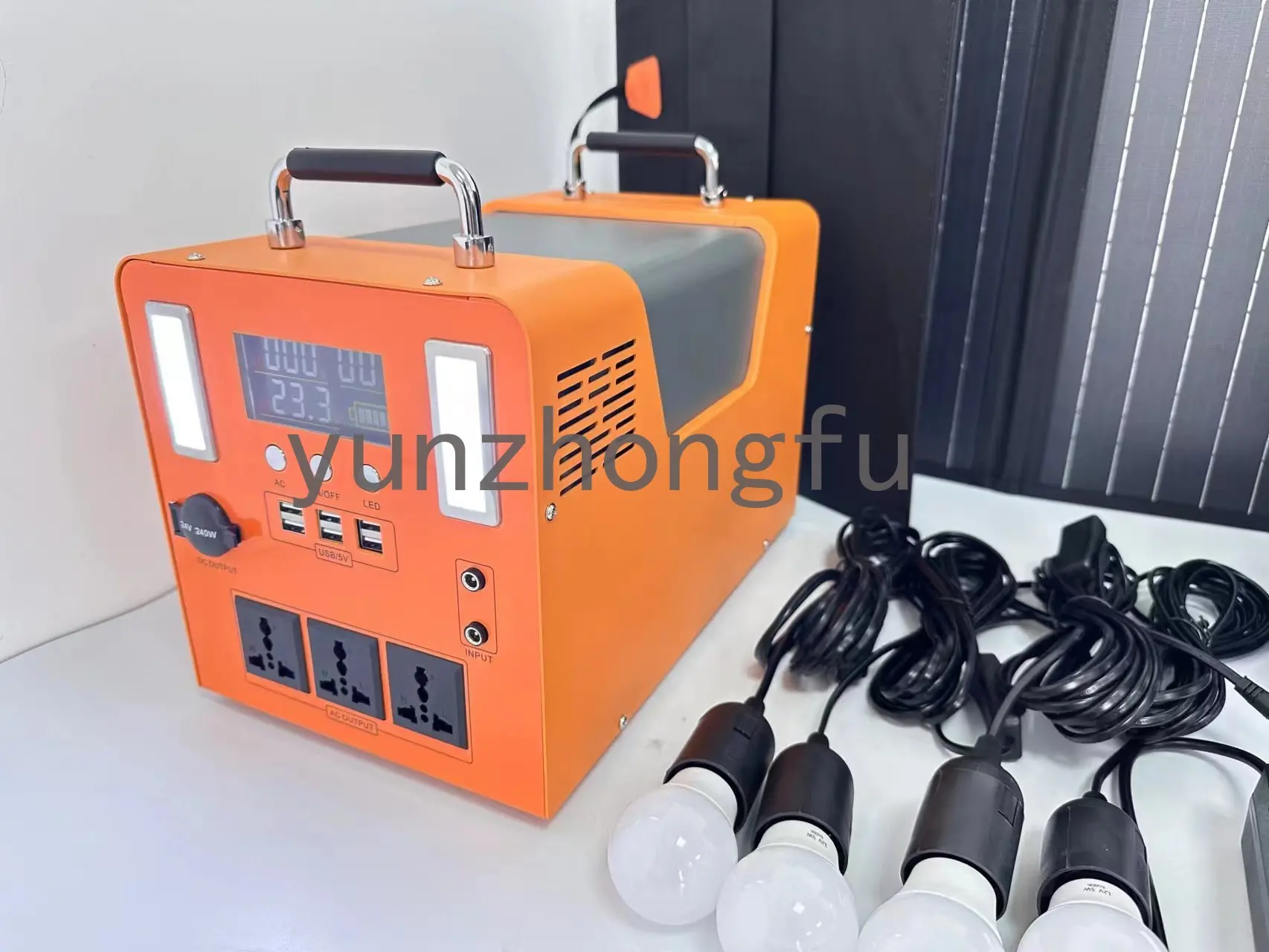 

2000w Portable Power Station Electric Bank Station AC DC In One Universal Usb Backup Portable Solar Generator