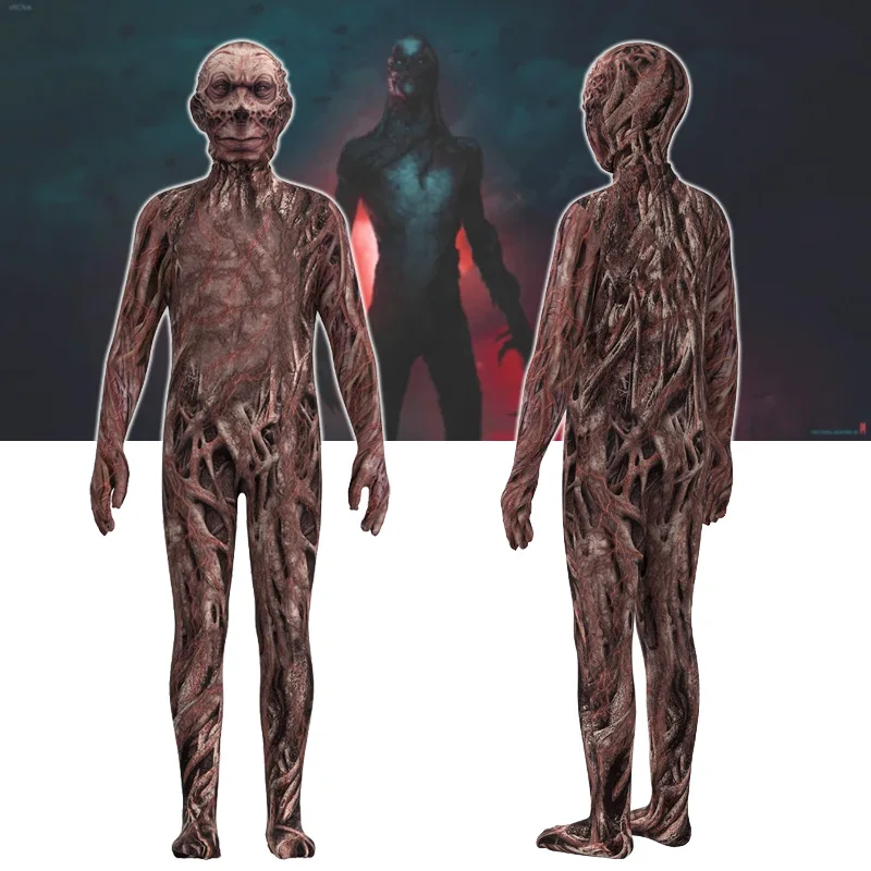 

Stranger Things Season 4 Vecna Cosplay Costume Zentai Outfits Jumpsuit Adults Kids Halloween Party Bodysuit