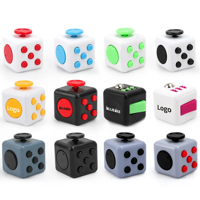 

Fidget Toys Cube Decompression Dice for Autism Adhd Anxiety Relieve Adult Kids Stress Relief Anti-Stress Fingertip Toys