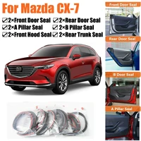 brand new car door seal kit soundproof rubber weather draft seal strip wind noise reduction fit for mazda cx 7