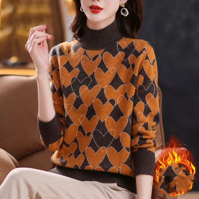 Женский пуловер в стиле пэчворк модные облегающие офисные вязаные топы с