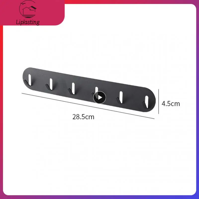 

Iron Hooks Shelf Kitchen Hanger Punch-free Storage Rack Wall Hang Mounted Towel Hook White/Black Kitchen Hanger Utensils Hooks