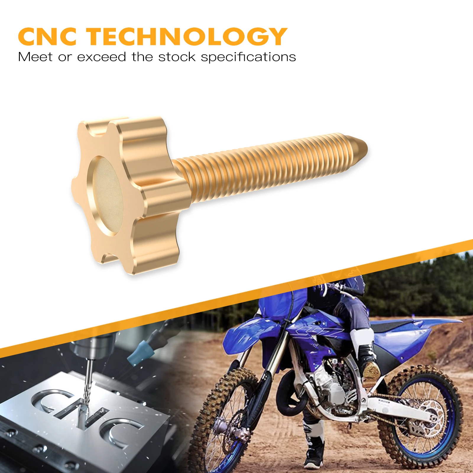 NiceCNC для Yamaha YZ85 2002-2023 YZ250 2000-2024 YZ 65 85 125 250 250X YZ65 YZ125 YZ250X латунный Регулятор Холостого