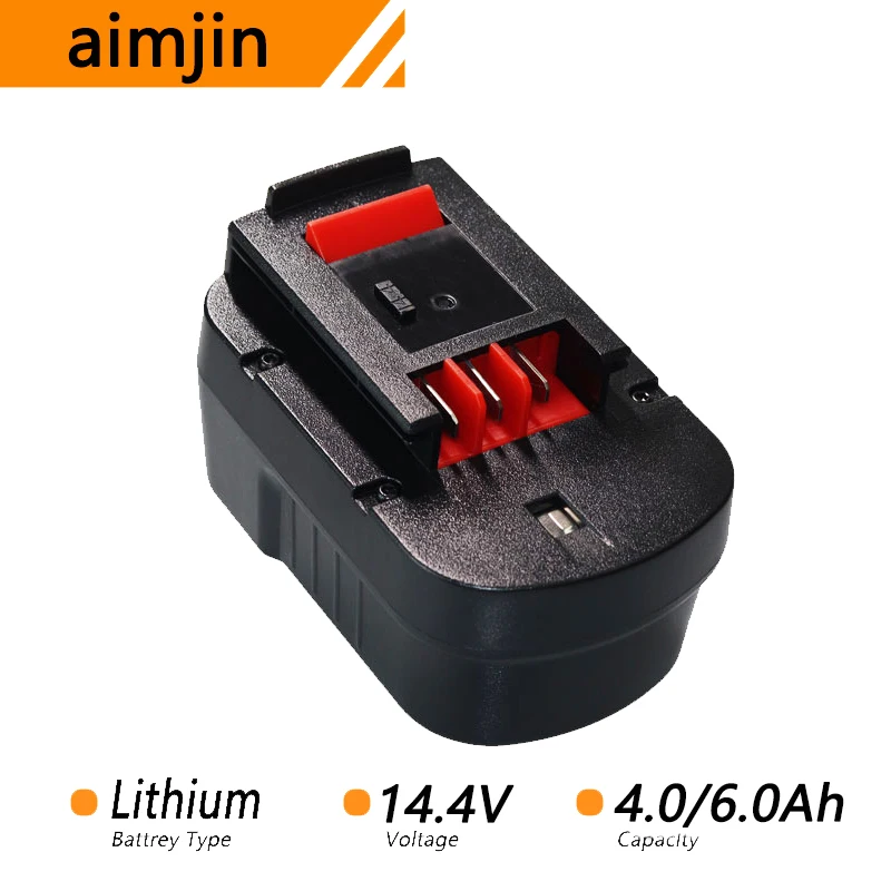 14,4 V HPB14 для Black and Decker 4000/6000mAh Сменный никель-металлогидридный аккумулятор батареи для fiрестоm FSB14 FS140BX 499936-34