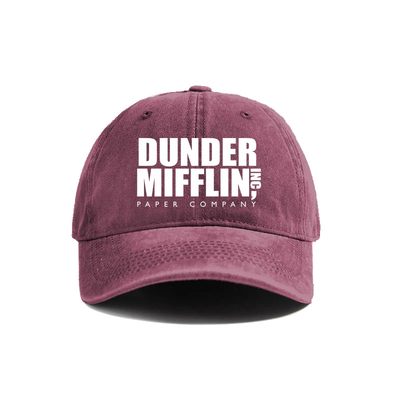 Бейсболка Dunder Mifflin Мужская кепка в стиле ретро регулируемая летняя