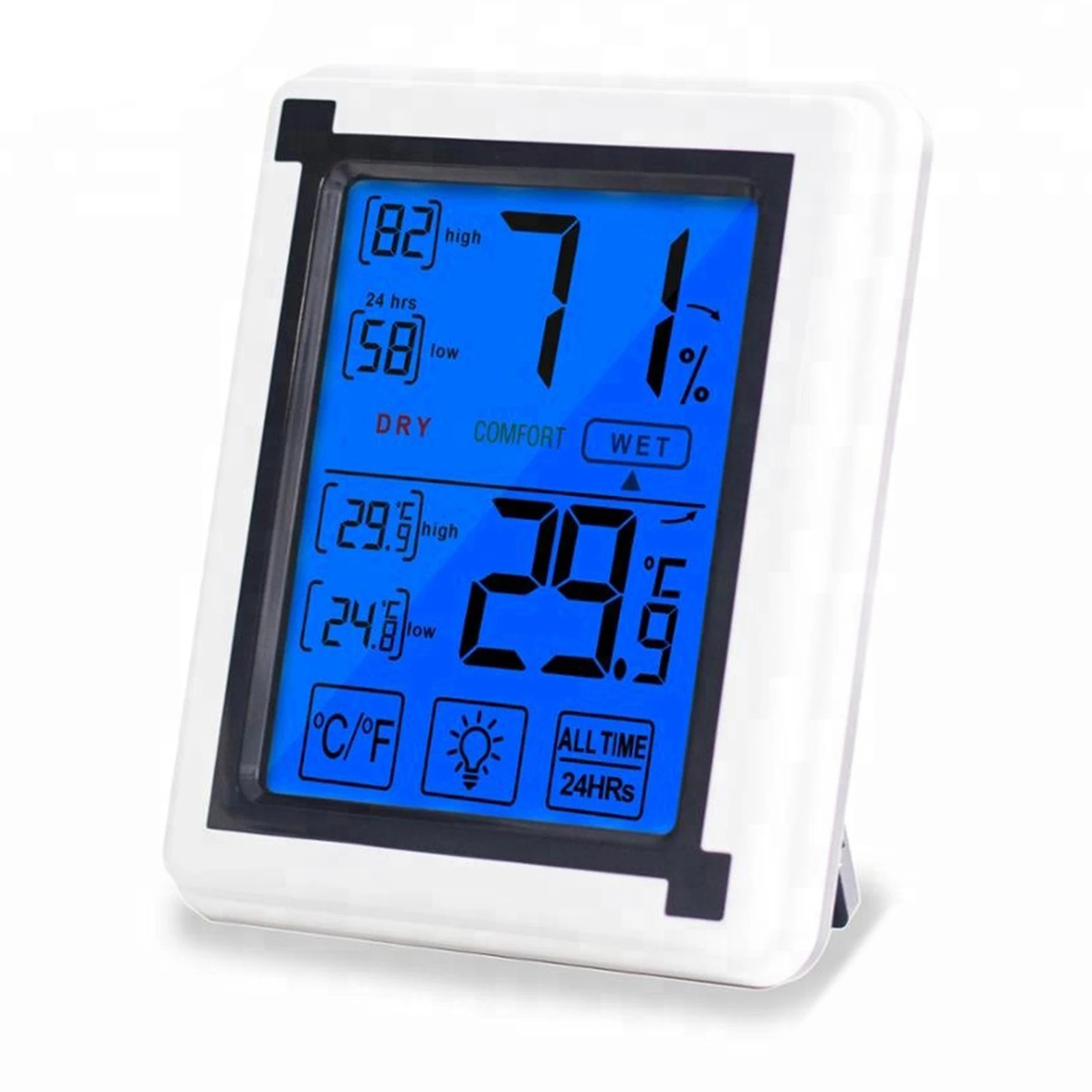 

Digital Hygrometer Thermometer Humidity Gauge Meter Monitor Celsius for Humidors Greenhouse Garden