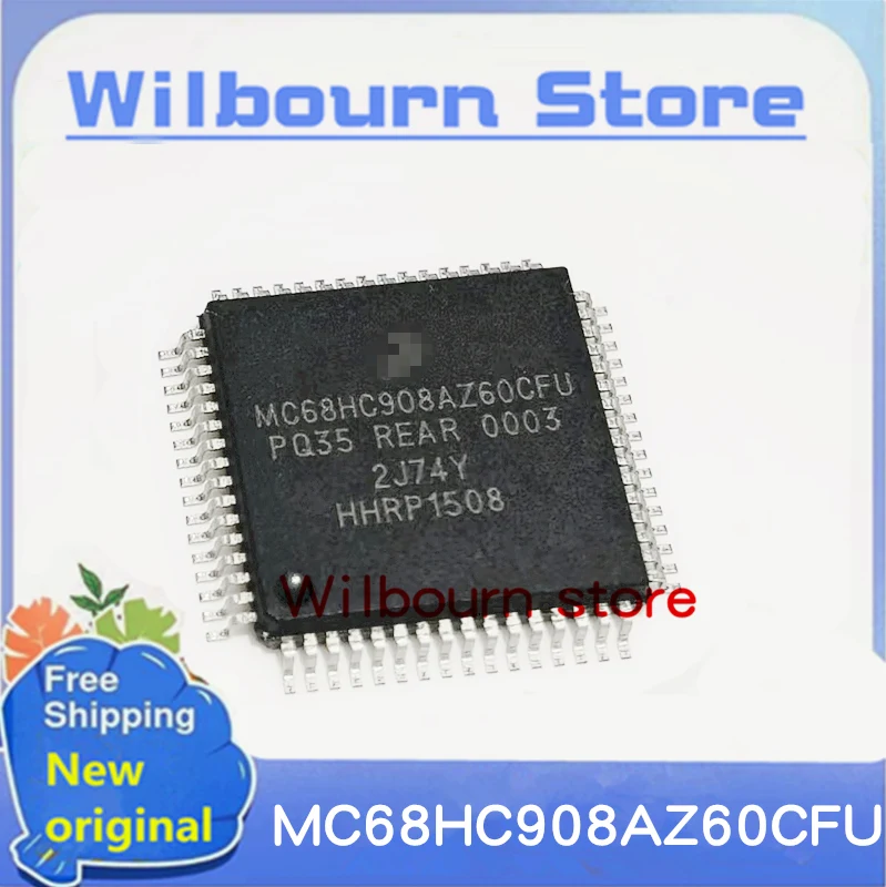 

1 шт./партия MC68HC908AZ60CFU MC68HC908AZ60 2J74Y QFP64 новый оригинальный