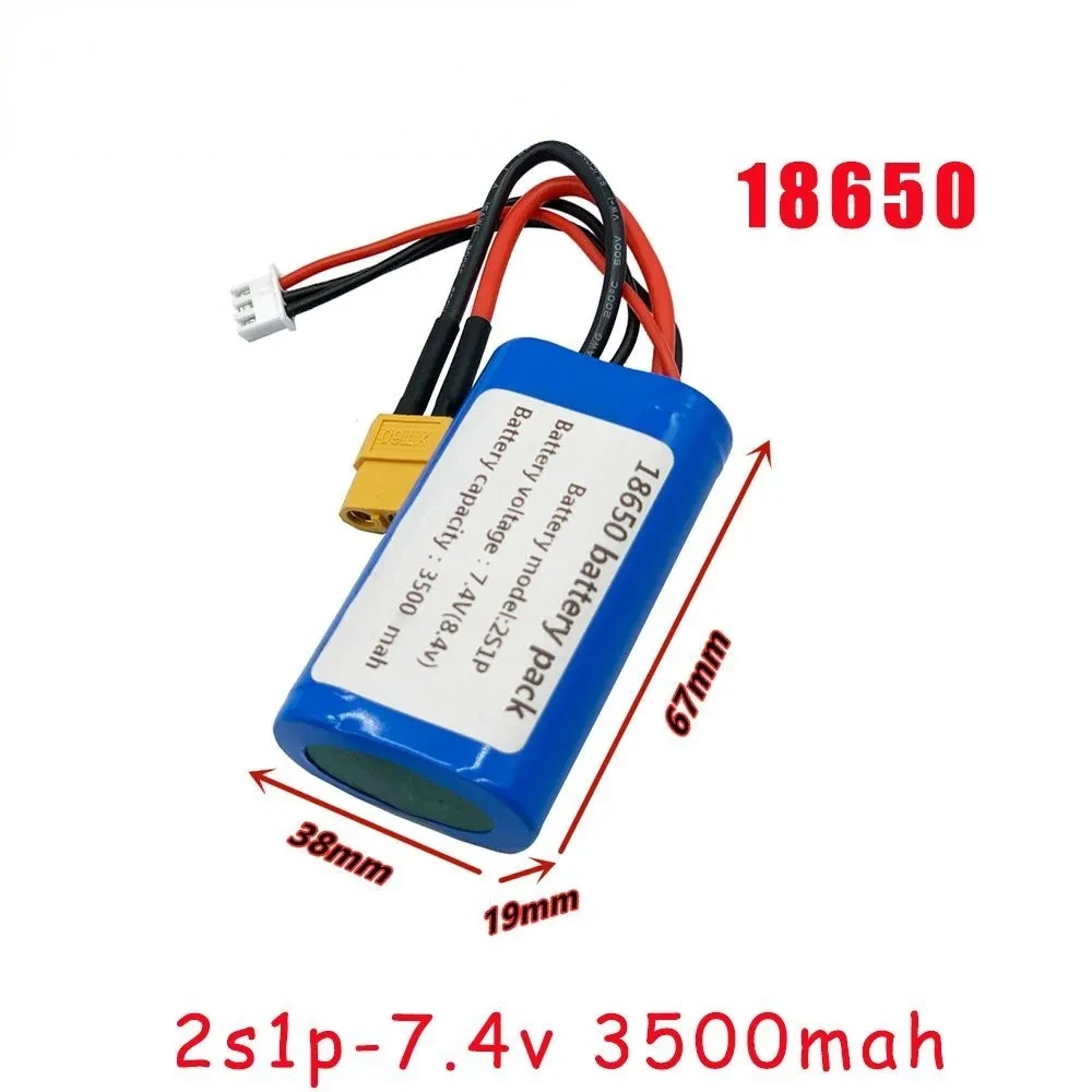 

18650 7.4V 2S1P 3500mAh lithium-ion battery suitable for various drones