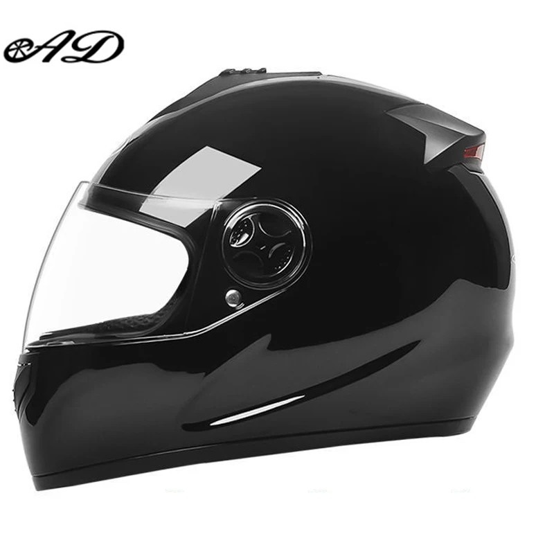 AD Electric Battery Car Helmet Men's And Women's Half-helmet Four Seasons Universal Warm And Cold-proof Motorcycle Full Helmet