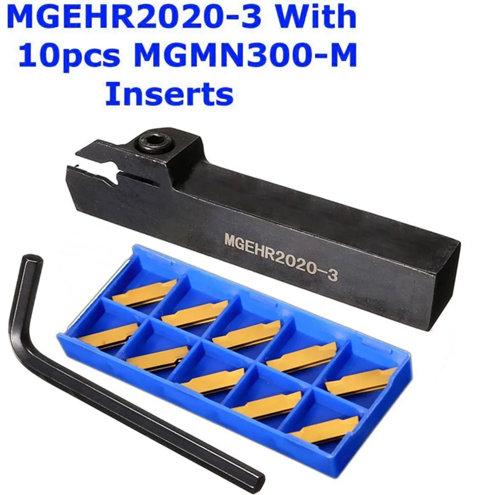 

1set Carbide Inserts Turning Blade Plate Cutter CNC Lathe Tool Turning Holder 3mm STECH Plate Kits 2020-3 Abstechstahl Holder C