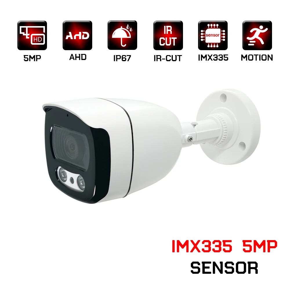 cctv ahd camera 5MP IMX335 sensor outdoor video surveillance security protection videcam 1080P 2mp analog cameras for home